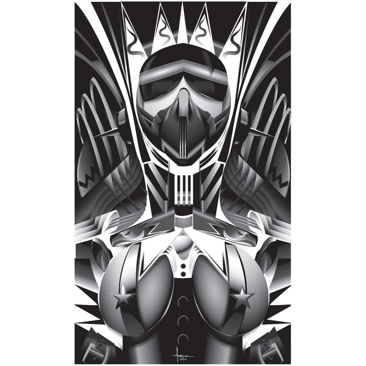 MACH9 SPACE GIRL 2013 by Orlando Arocena