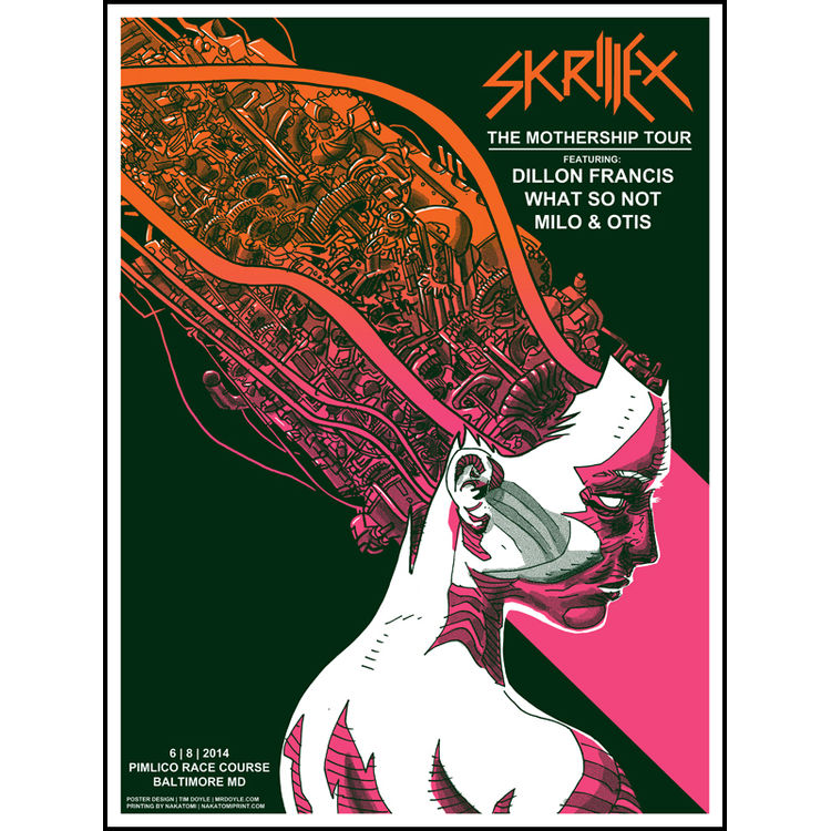 Skrillex - Baltimore 2014 - by Doyle by Tim Doyle