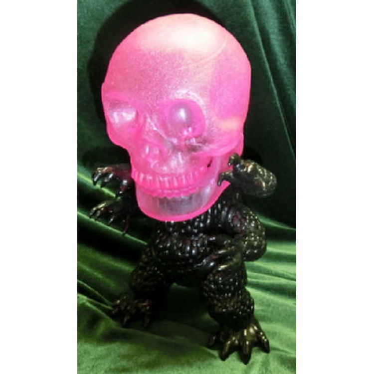 Zagoran mountains of monster / black molding / head / skull / Clear Pink molding by Grody Shogun