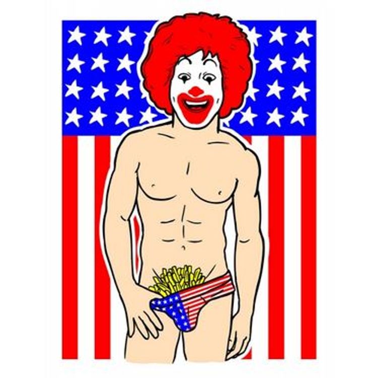 United States of Freedom Fries by W$ (Wizard Skull)