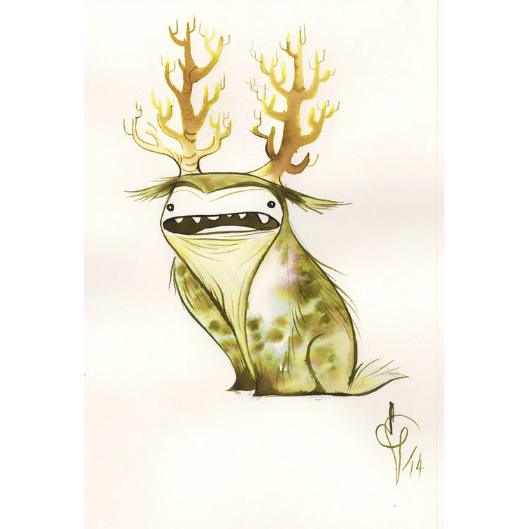 antler beast by oddFauna (Emma SanCartier)
