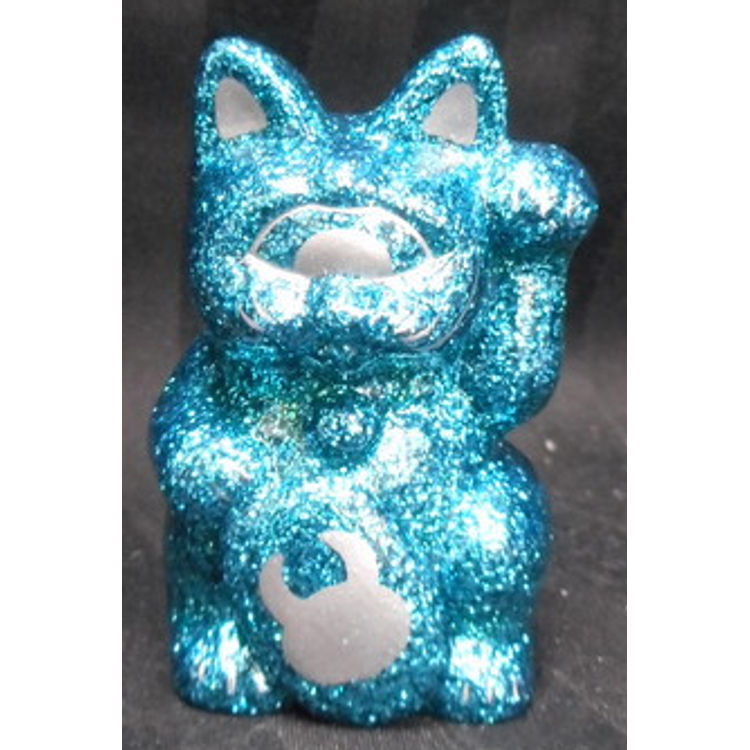 Fortune Cat Baby - uamou blue lame by Real X Head (Mori Katsura)