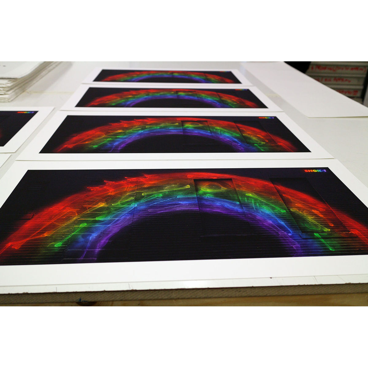 'Arc' print