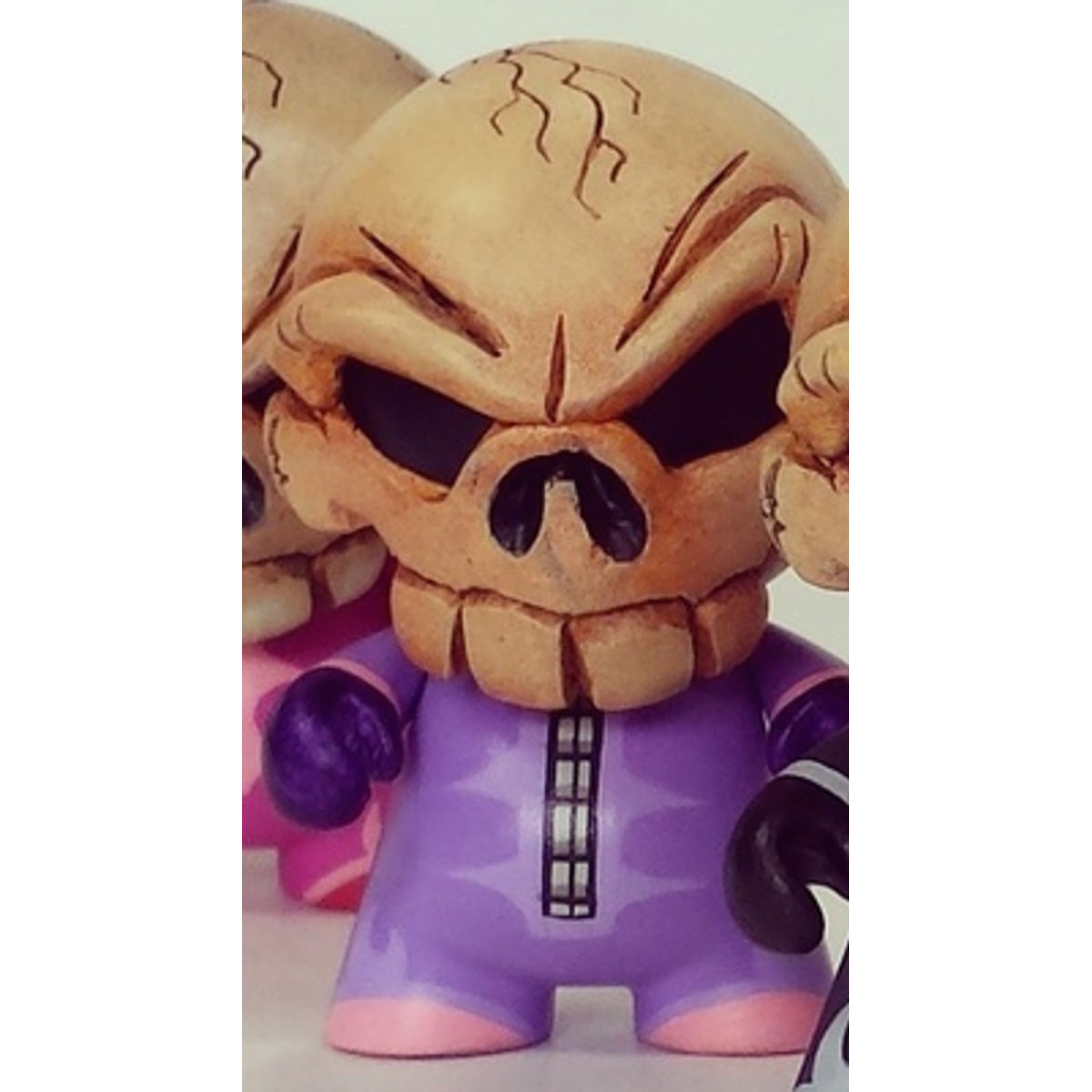 SKULLS IN JAMMIES - purple