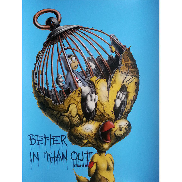 "Better In Than Out" Hand Finished 01 by PEZ (Pierre Yves Riveau)