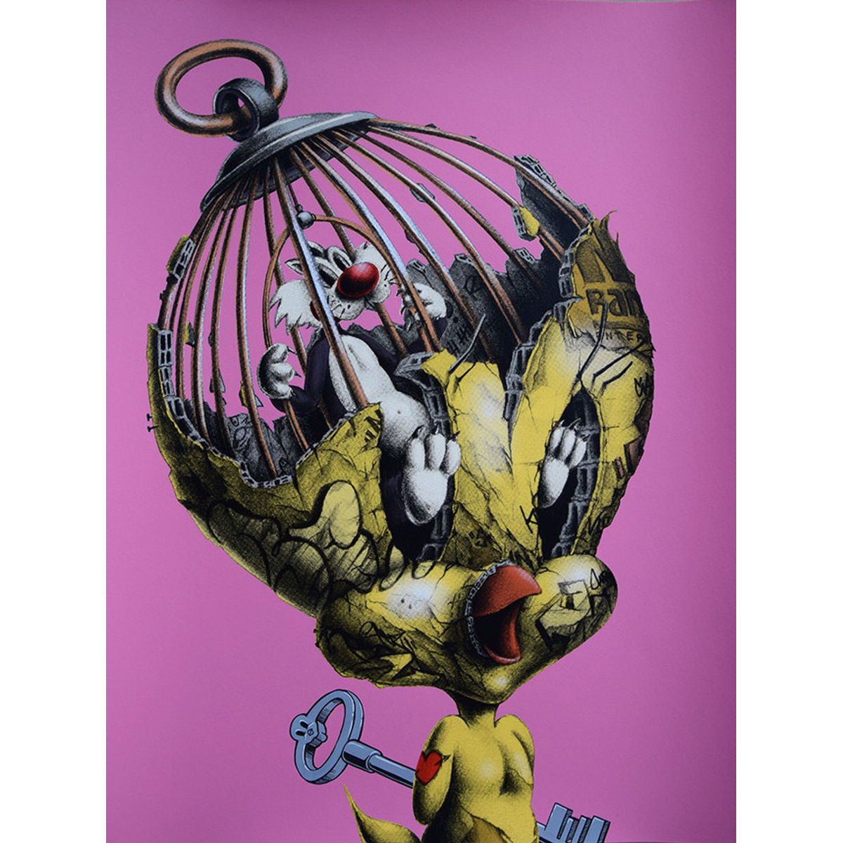 "Better In Than Out" Hand Finished 03