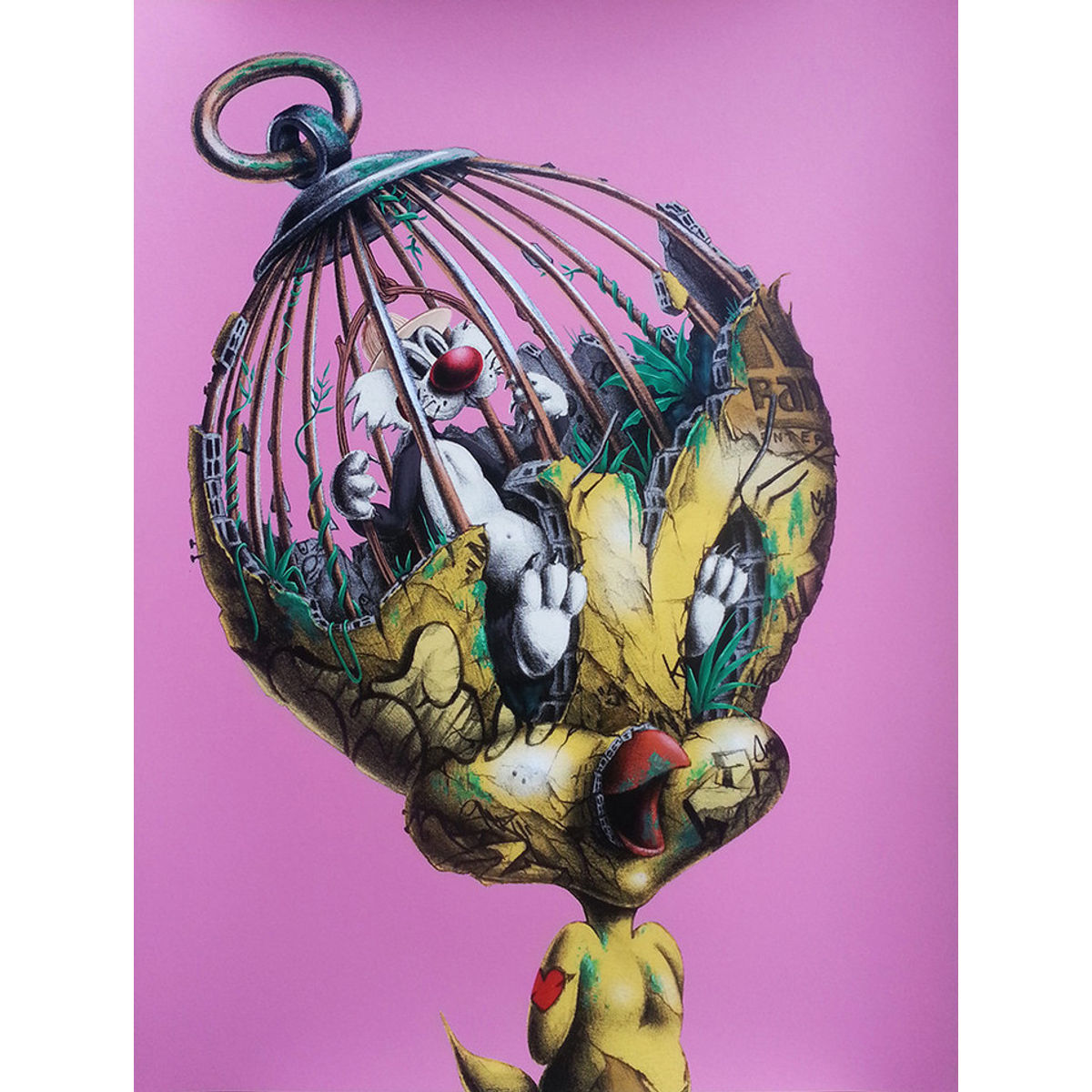 "Better In Than Out" Hand Finished 06