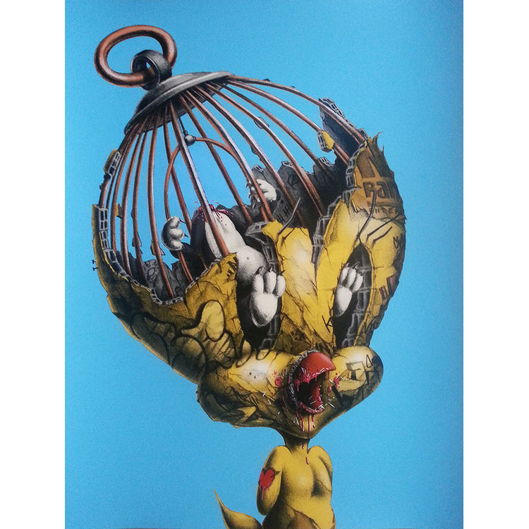 "Better In Than Out" Hand Finished 08 by PEZ (Pierre Yves Riveau)