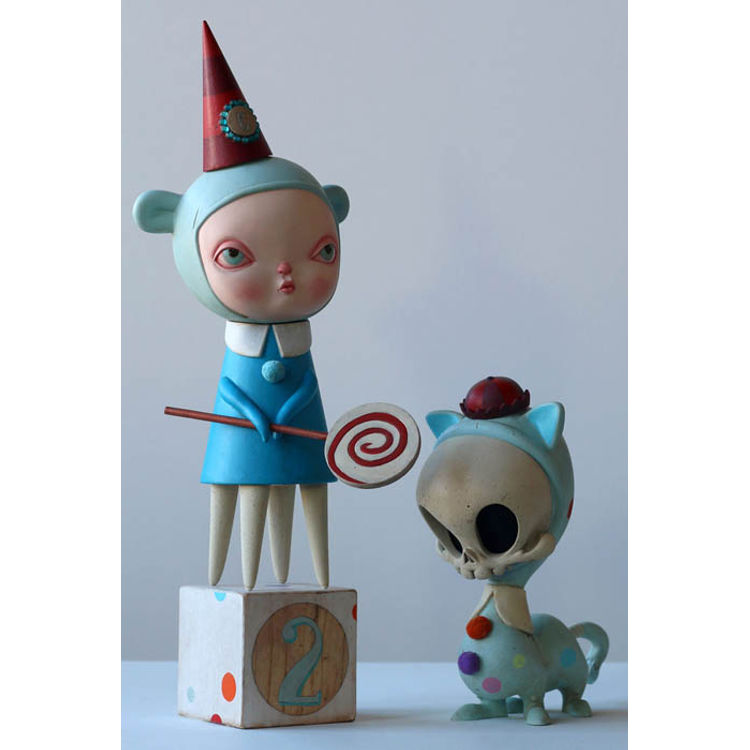 Alice with Blue Masao by Kathie Olivas