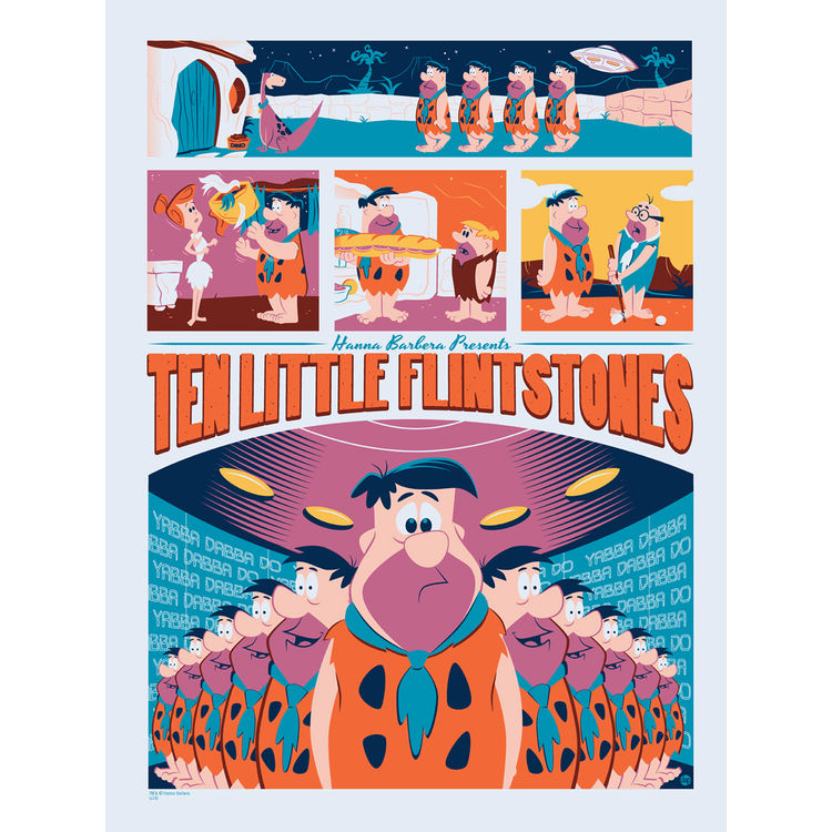 Ten Little Flintstones by Dave Perillo