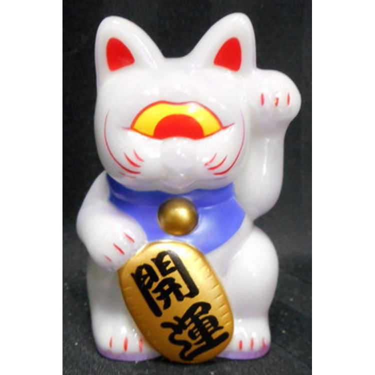 Fortune Cat Baby (Clear Purple × luminous two -layer molded ) by Real X Head (Mori Katsura)