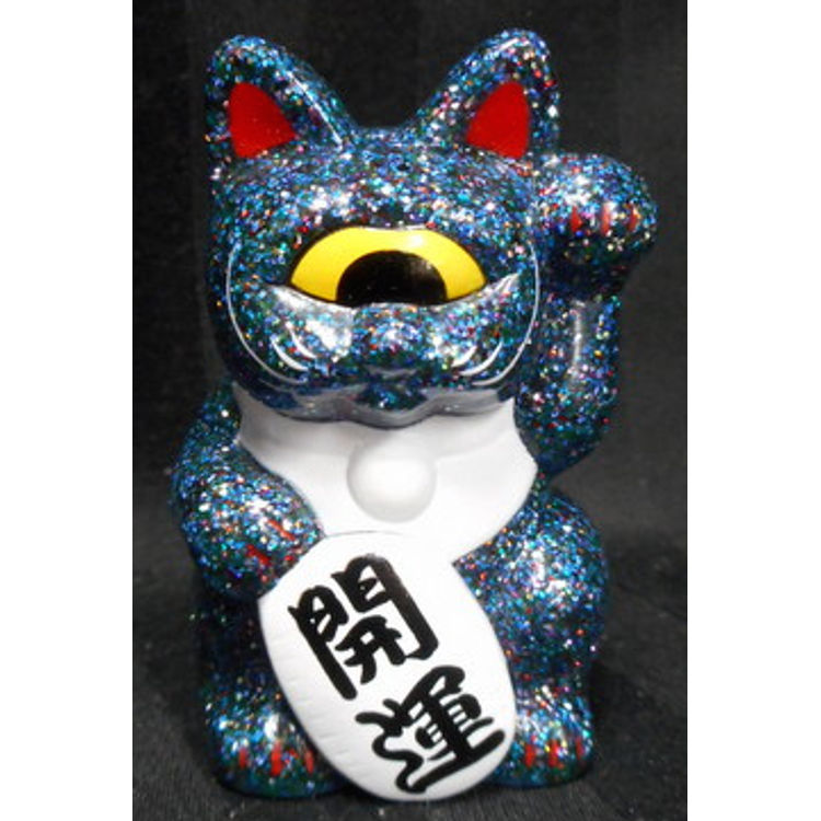 Fortune Cat Baby ( giga mix lame Clear Blue molding ) by Real X Head (Mori Katsura)