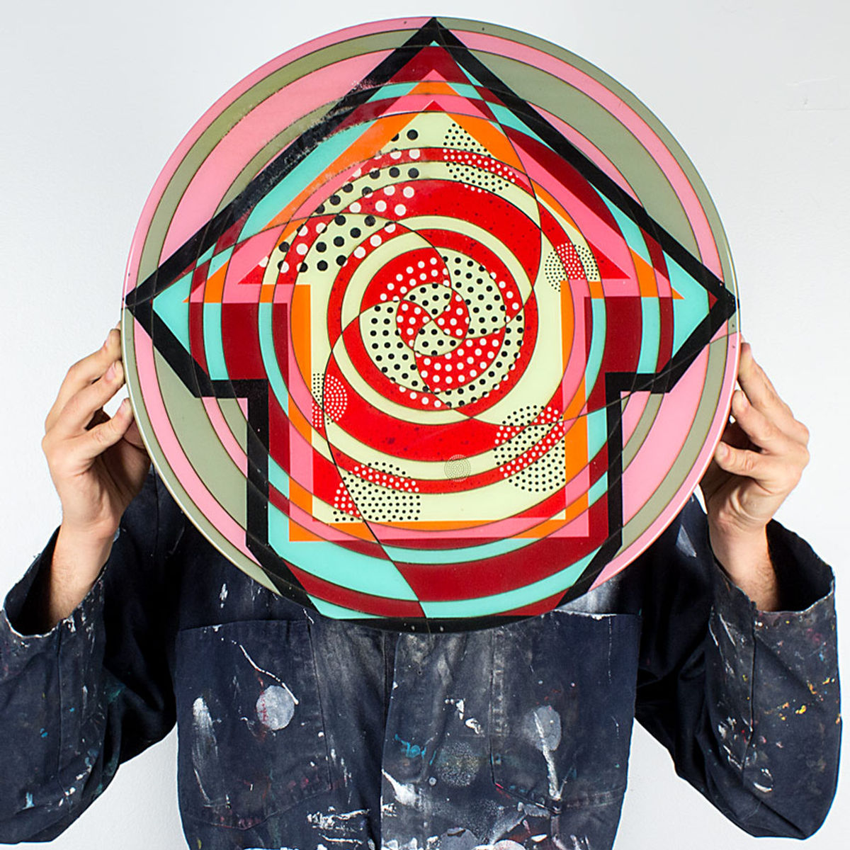 Spiral - Bordeaux - Original Artwork