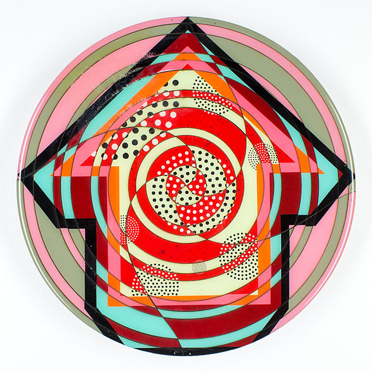 Spiral - Bordeaux - Original Artwork