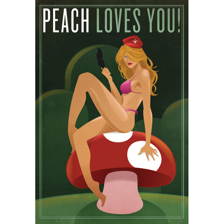 Peach Loves You! by The Ninjabot