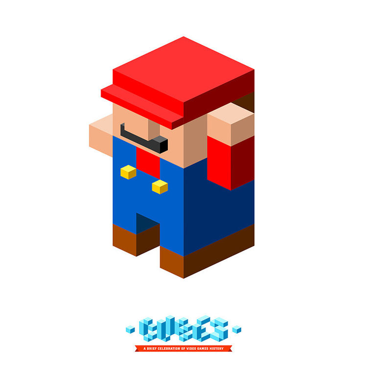Mario Cube by Salvador Anguiano