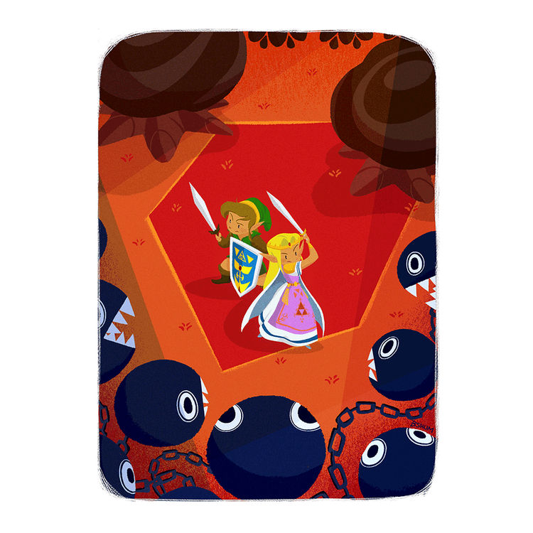 Zelda Vs Bow-Wows by Benson Shum