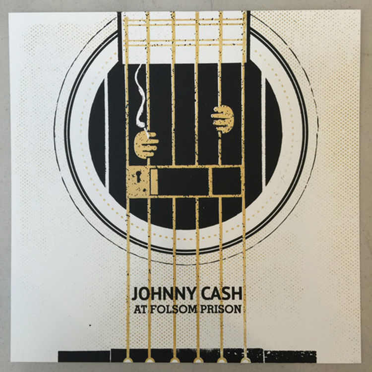Johnny Cash at Folsom Prison by James Olstein
