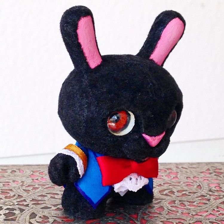 Black Rabbit in Wonderland by Jump Jumper Ant
