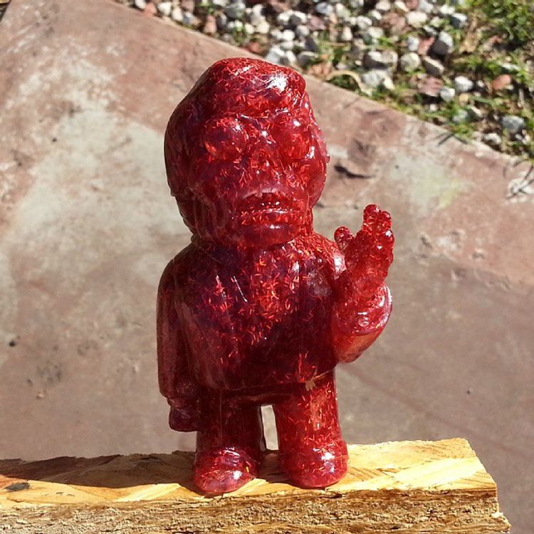 formaldehyde face (red) by Motorbot (Kevin Olson)