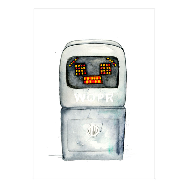 WOPR by Alex Pardee