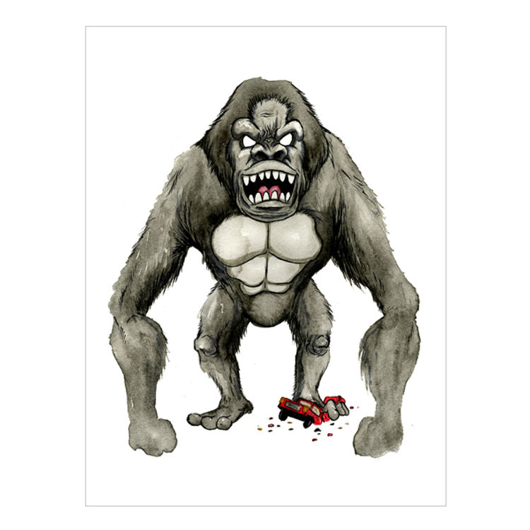 KING KONG by Alex Pardee