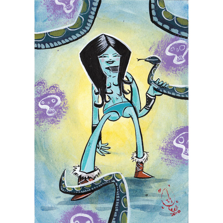 Snake Charmer 1 by Bill Hewitt