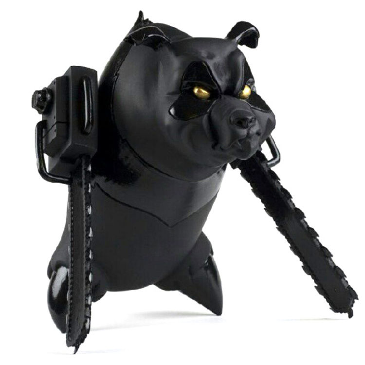 Chainsaw Panda - All Black Everything by Kevin Gosselin