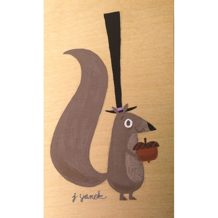 Squirrel Lincoln by Johnny Yanok