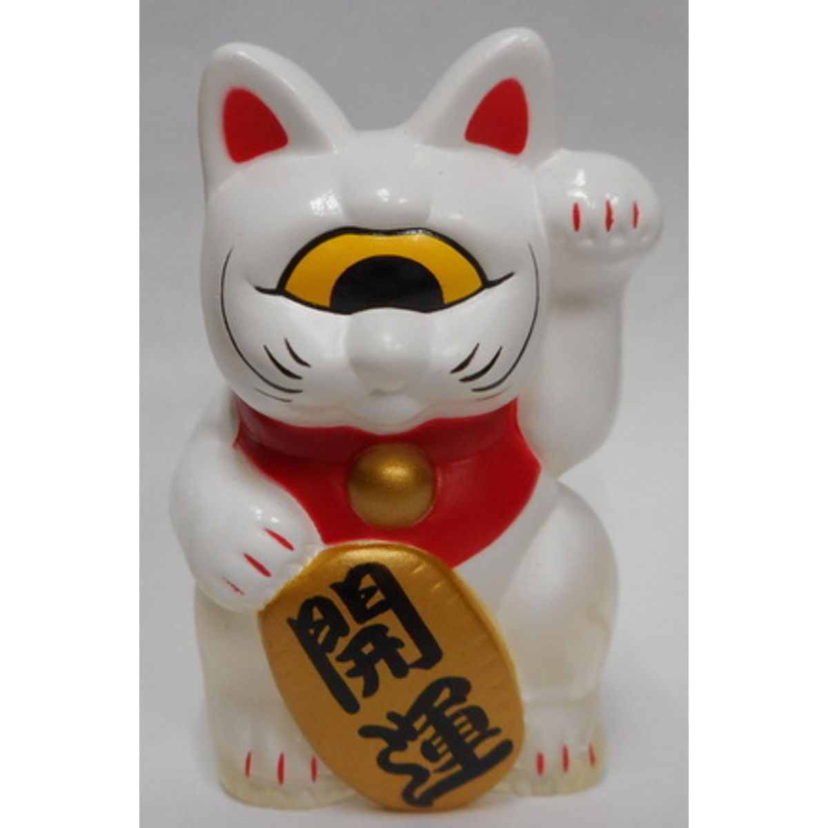 Fortune Cat Baby ( clear molding / white )