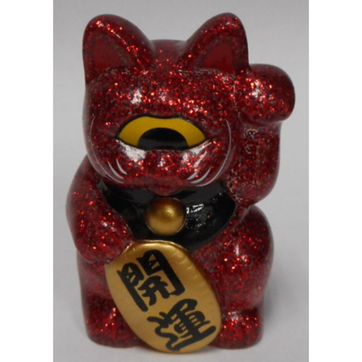 Fortune Cat Baby / ( giga lame clear red molding )