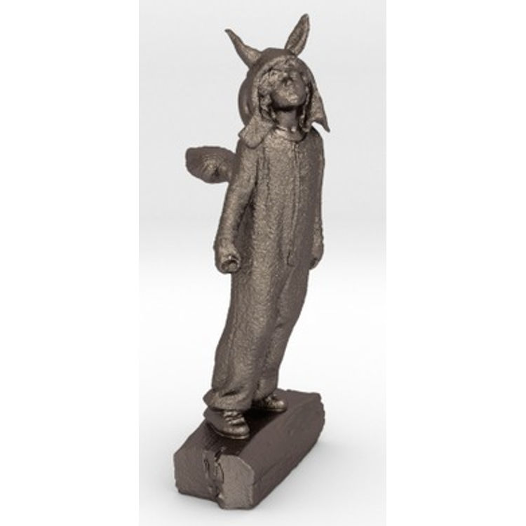 Where The Wild Things Are Pendant ( Bronze-infused stainless steel with visible print lines and rough feel ) by Schoony