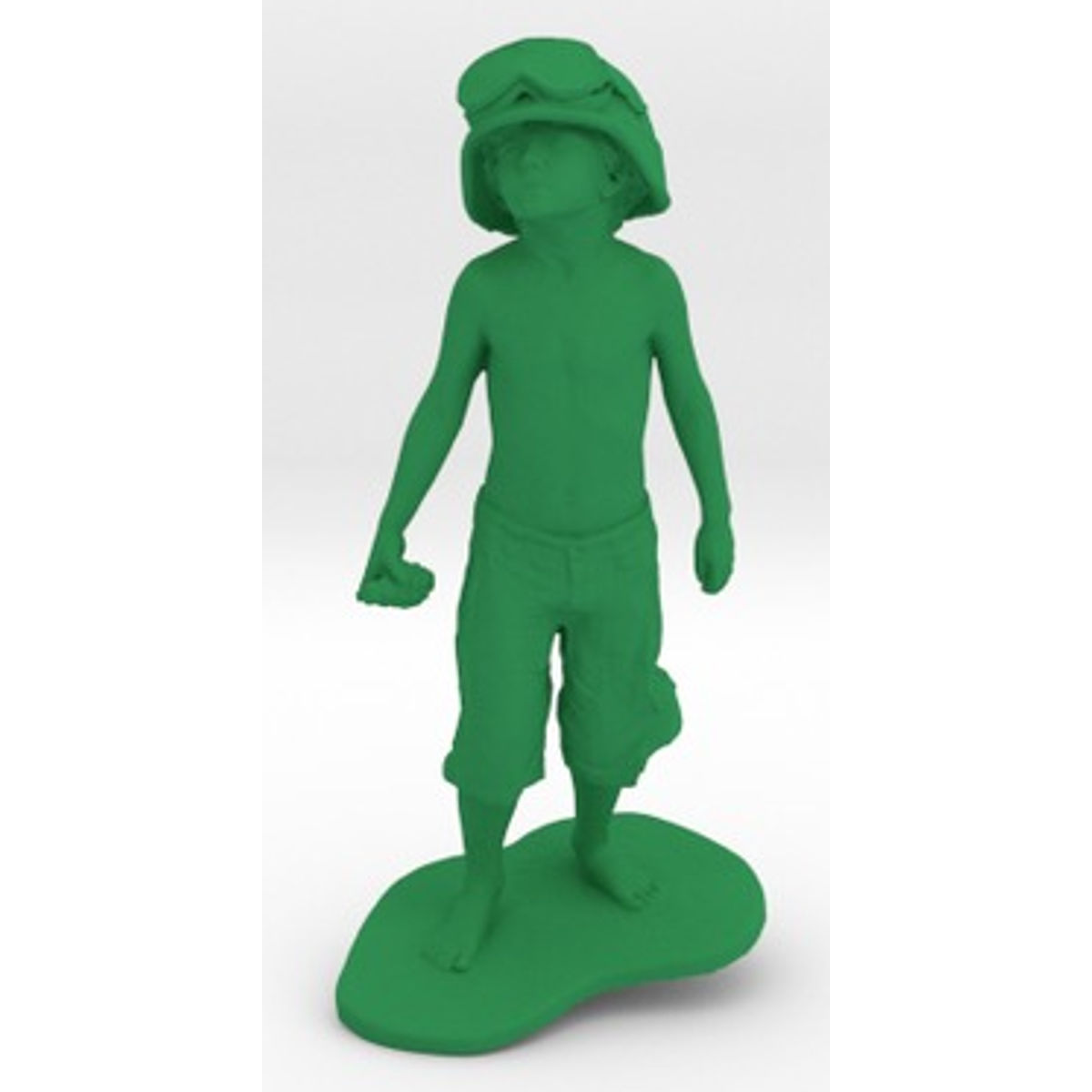 Boy Soldier (15cm Tall) - Deep green