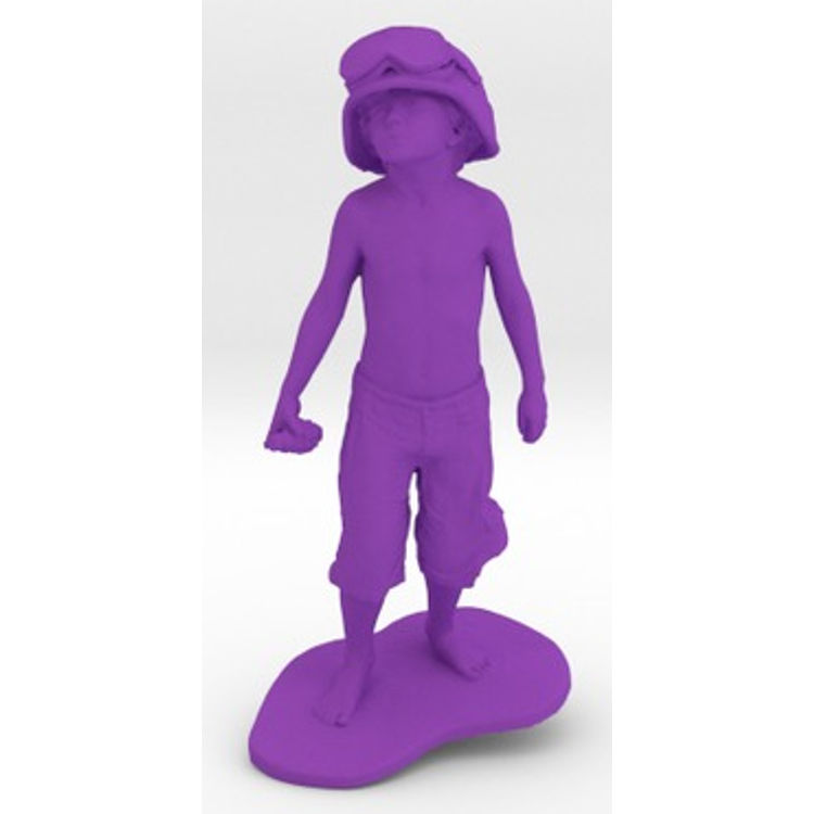 Boy Soldier (15cm Tall) - Dark purple by Schoony
