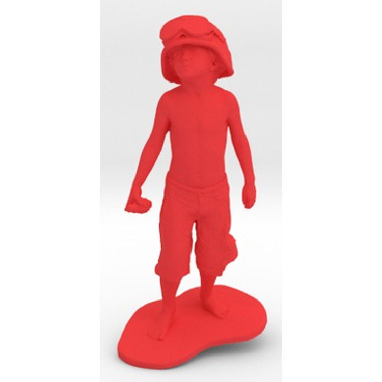 Boy Soldier (15cm Tall) - Pinkish red by Schoony