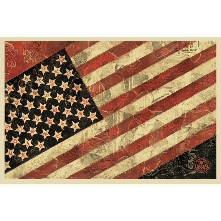 Flag 1 by Obey Giant (Shepard Fairey)
