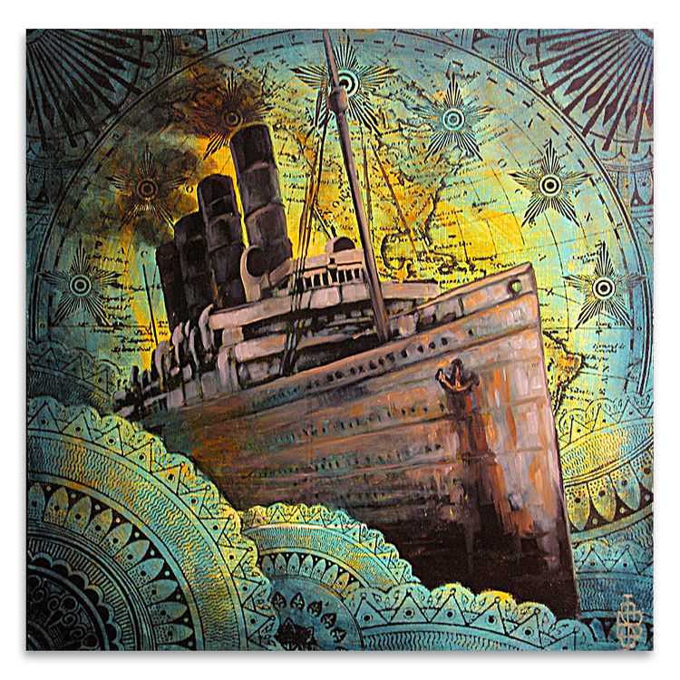 New World Vessel III - Original Artwork by Beau Stanton
