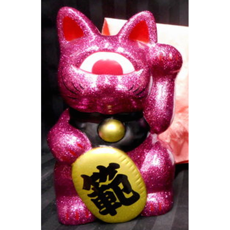 Sasa Handa Fortune Cat - clear giga lame pink molding by Real X Head (Mori Katsura)