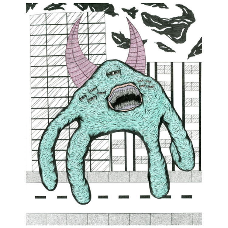 Kaiju (Print) by General Lucifer