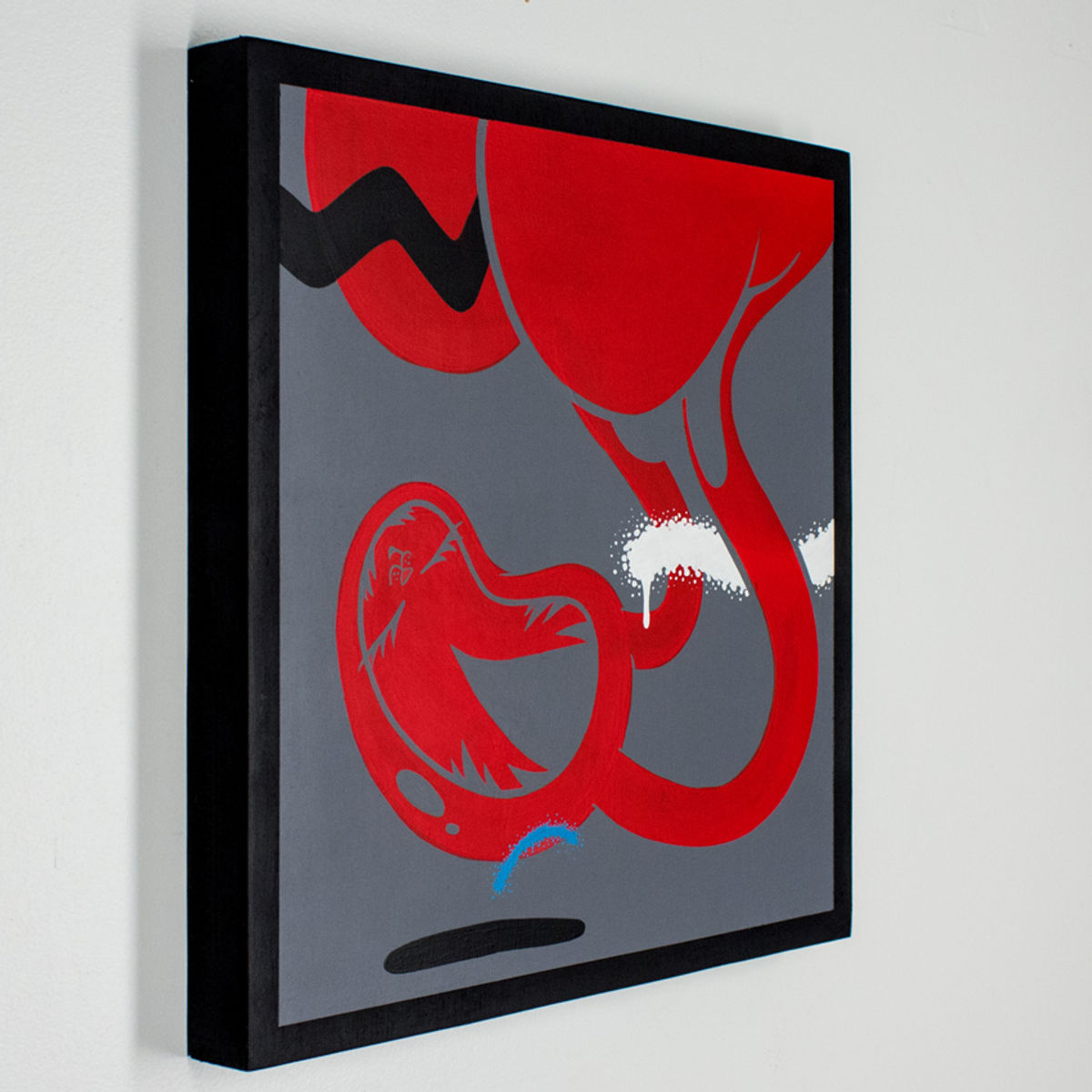 BunnyKitty Red #2 - Original Artwork