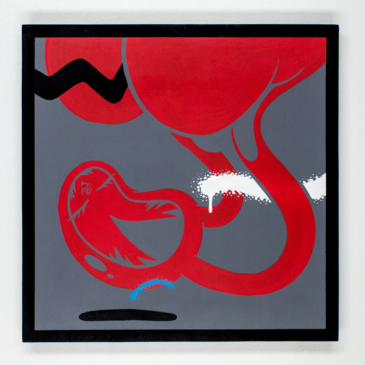 BunnyKitty Red #2 - Original Artwork