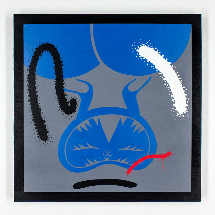 BunnyKitty Blue #1 - Original Artwork by Persue (Dave Persue)
