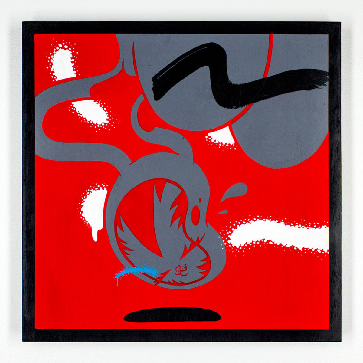 BunnyKitty Red #1 - Original Artwork