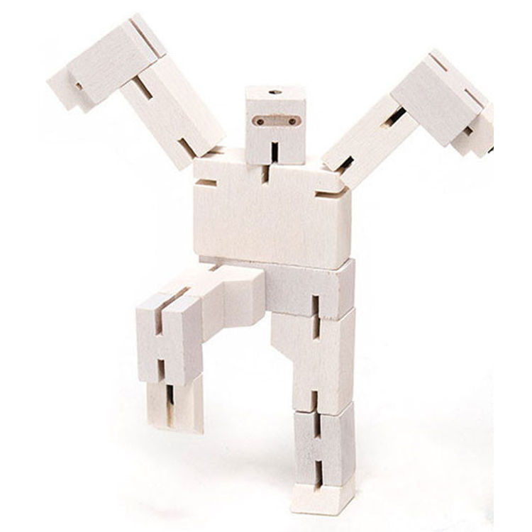 Cubebot Ninjabot - white by David Weeks