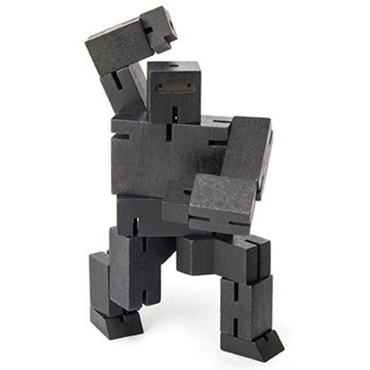 Cubebot Ninjabot - black by David Weeks