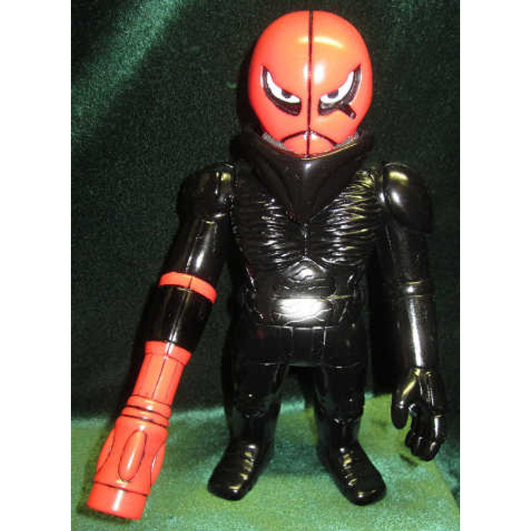 Karigurimu Battle scarf ( black molding / head / arm / red ) by Real X Head (Mori Katsura)