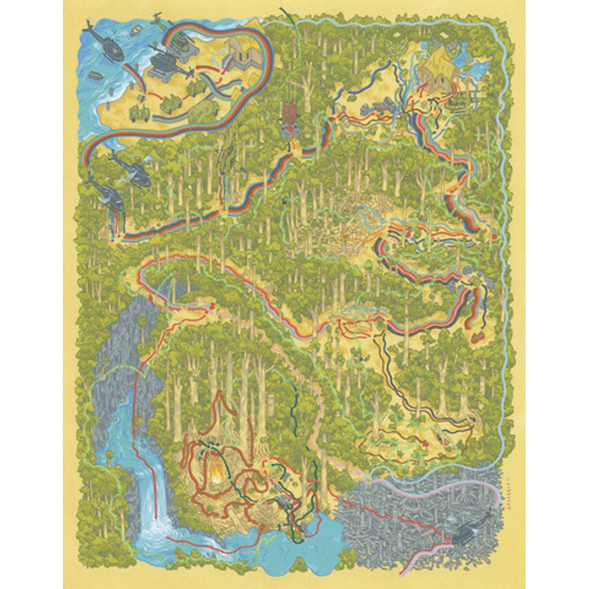 "Paths of the Predator" print