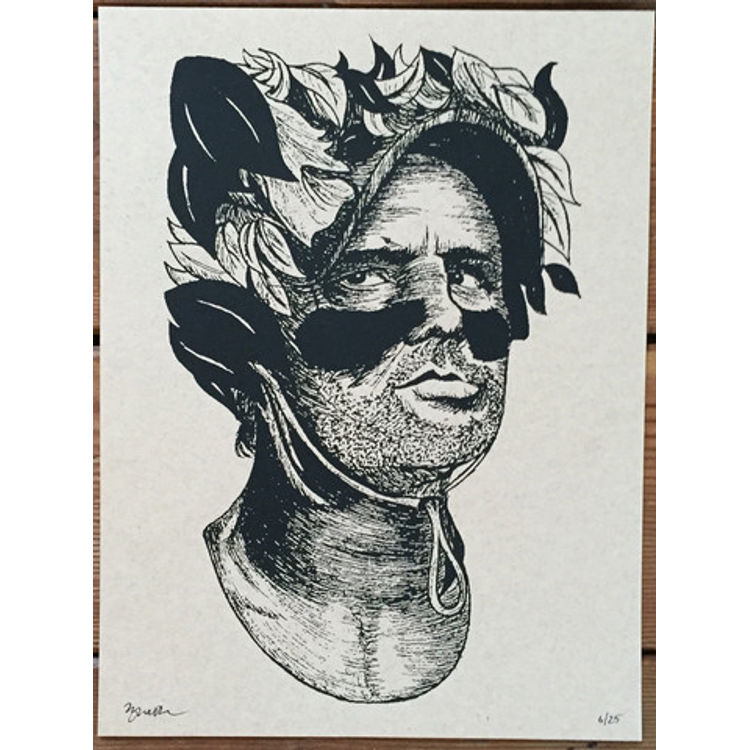 Man In The Boat Overboard (Oatmeal Variant) by B Methe (Brian Methe)