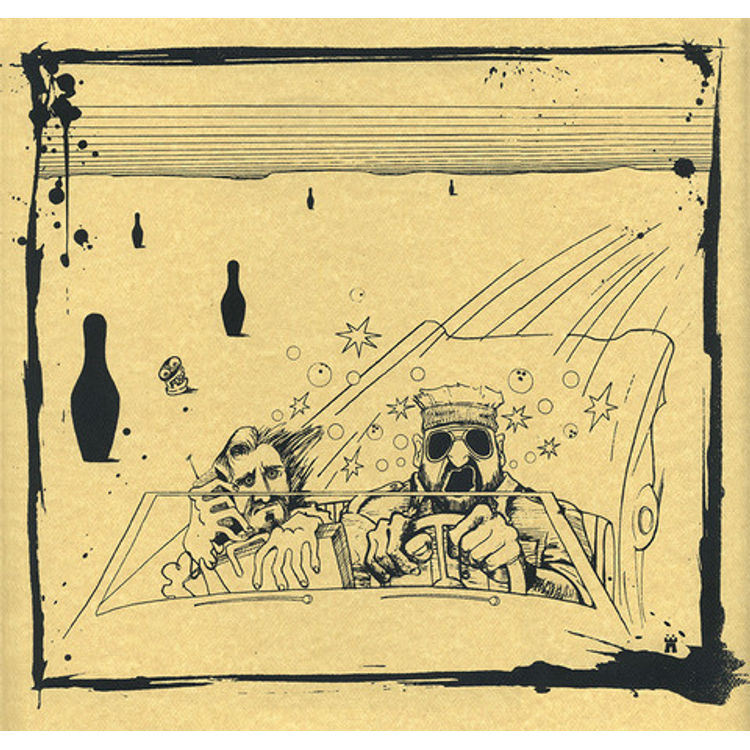 “Fear & Loathing In Los Angeles” wood print by Castlepöp