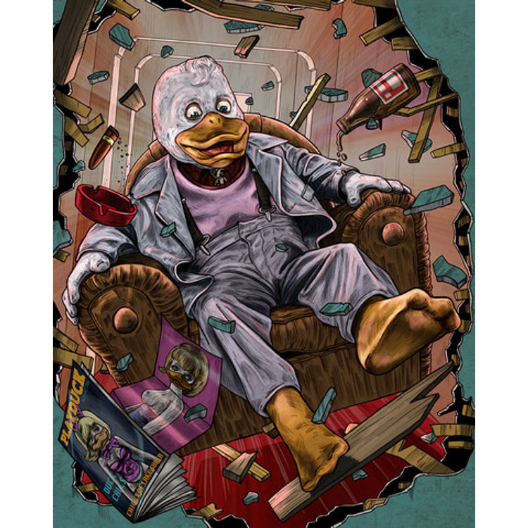 “Howard the Duck" print by Cuyler Smith